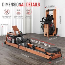 JOROTO Vogatore ad Acqua, Pieghevole in Legno di Quercia