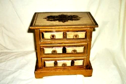 Cassettiera portagioie