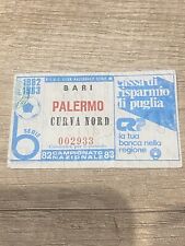 Bari-Palermo  biglietto/ticket
