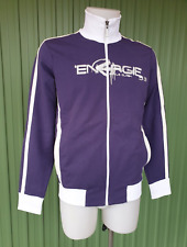 Felpa ENERGIE (Size L) Cotone Blu e Bianco [Nuova] VINTAGE Anni 90 (PANINARO)