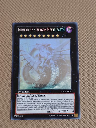 Numéro 92 dragon - yu-gi-oh!,