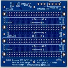 BCE Backplane 4 slot PCB
