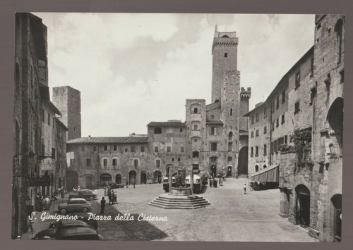 Gimignano siena cartolina - s.,