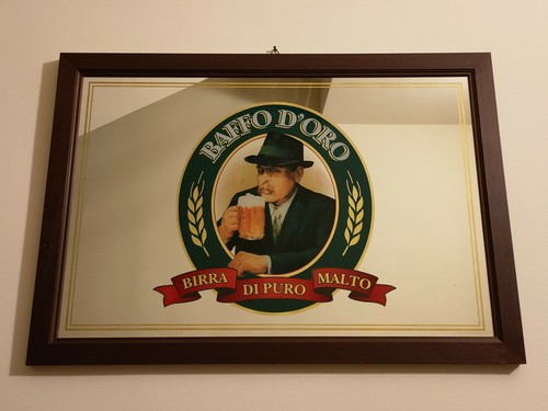 Quadro specchio vintage birra - quadro,