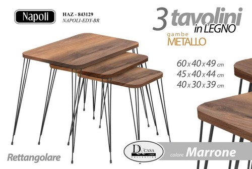 Set tavolini tavolo legno - tavolo,