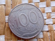 REPUBBLICA ITALIANA 100 LIRE 1996  TURRITA TESTA PICCOLA VARIANTE RARA  