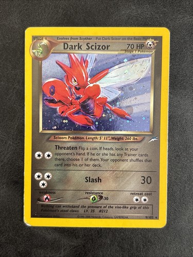 Dark scizor 105 neo destiny - scizor,
