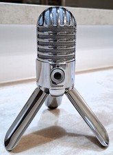 Samson Meteor Mic - Microfono USB portatile a condensatore argento cromato