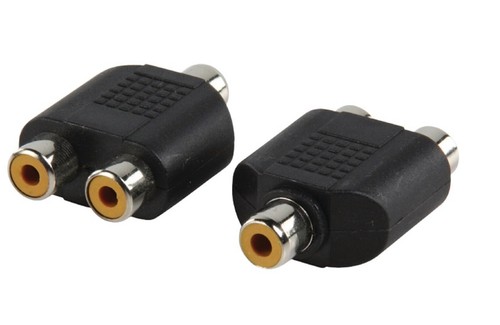 Adattatore audio rca - f, a