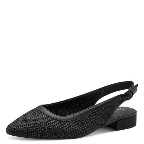 Jana sandali slingback neri - jana,