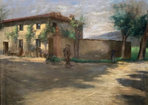Emilio longoni pastelli su - longoni,