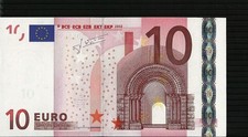 ITALIA BANCONOTA 10 EURO "S"