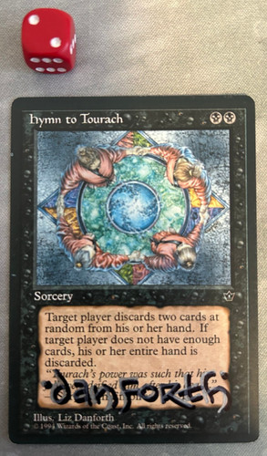 Mtg magic hymn tourach - mtg,