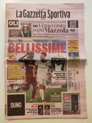 Gazzetta dello sport morte - gazzetta,