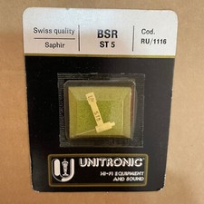 puntina per giradischi BSR st5 - cod. ru/1116 nuova