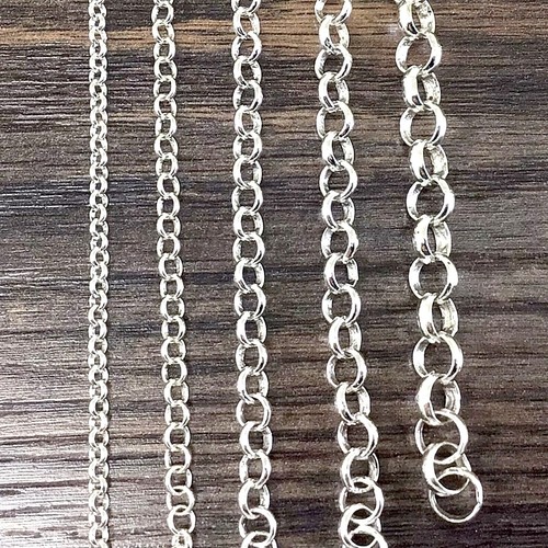 Catena rolo argento tonda - catena,