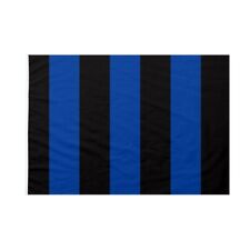 BANDIERA INTER ATALANTA NERAZZURRA NERA E AZZURRA 90 X 60 cm CON ASOLA PER ASTA 
