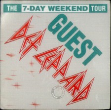 DEF LEPPARD 1992 7-Day Weekend