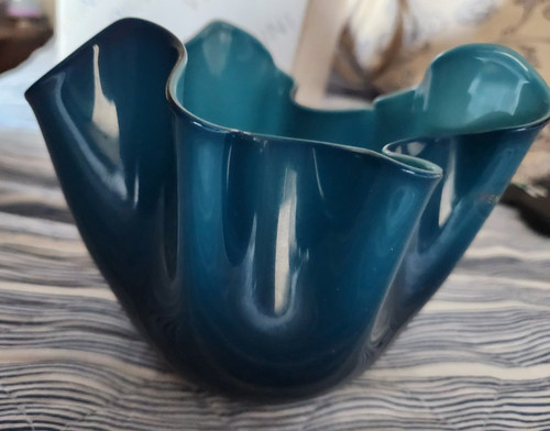Venini fazzoletto vase - fazzoletto, signed