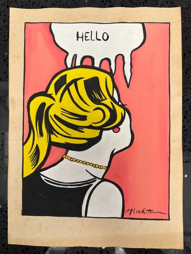Roy lichtenstein fatto a - lichtenstein,
