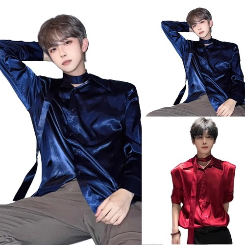 Camicia casual uomo - coreana, in