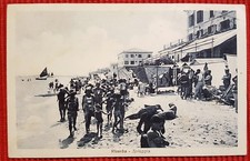 C1936-RIMINI, VISERBA SPIAGGIA,  ED. BELLI ALDO, FORMATO PICCOLO VIAGGIATA, 1946