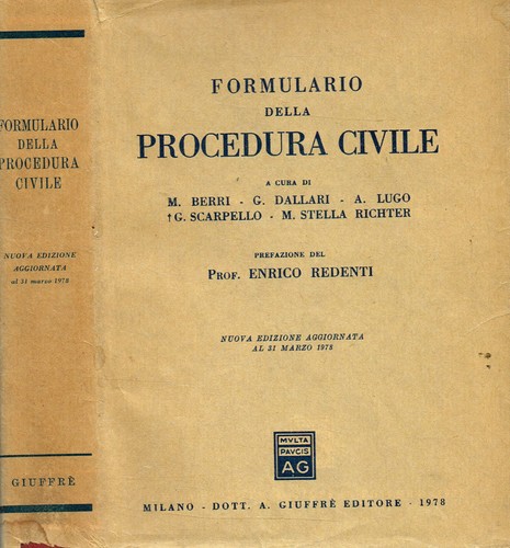 Formulario della procedura - della,