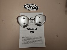 Piastre visiera Arai casco tour-x Aluminium Silver Shield Plate