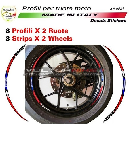 Kit adesivi per ruote cerchi
