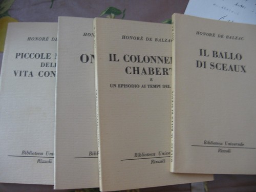 Honore balzac rizzoli bur - de,