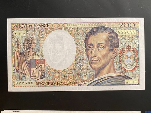 Billet 200 francs montesquieu - billet,