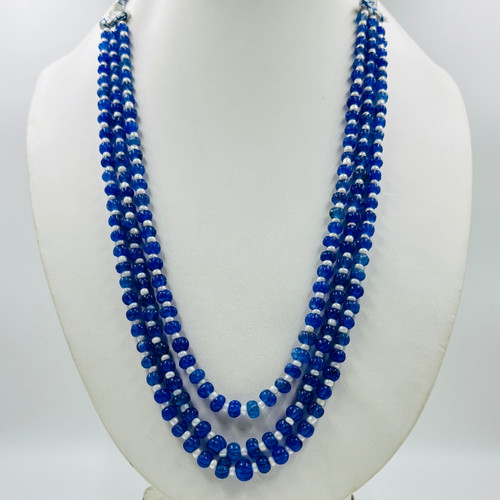 Collana perle intagliate - perle,