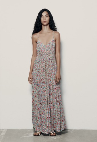 Maxi abito zara multicolore - maxi,