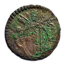 Ravenna Benedetto XIV 1740-1758 Quattrino con Valore RARA