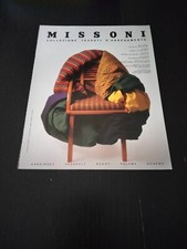 1992 MISSONI COLLEZIONE TESSUTI ARREDAMENTO DESIGN ITALY 1990's VINTAGE AD PUB