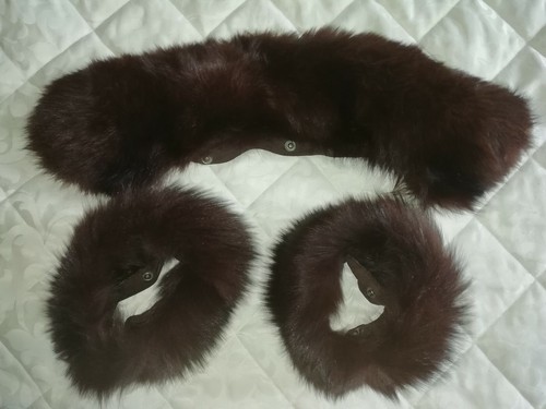 Collo pelliccia polsini - pelliccia, +