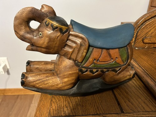 Elefante dondolo vintage - a,