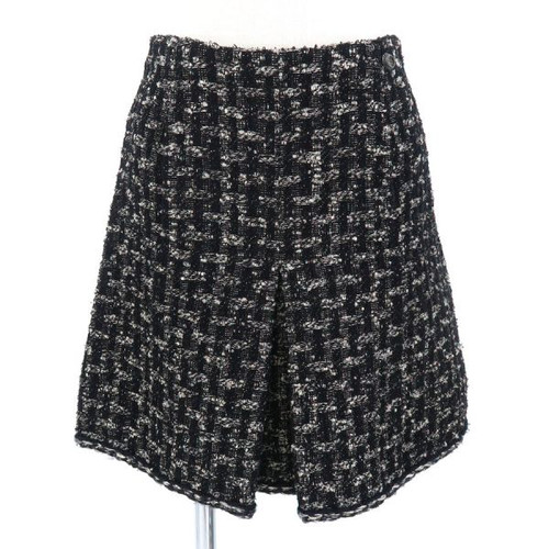Gonna chanel nera tweed - chanel,