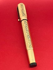 Waterman 1930s  gold safety 122.5mm fountain pen MINT pristine
