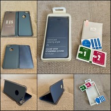 COVER CUSTODIA A SPECCHIO BLU + PELLICOLA PROTETTIVA IN VETRO PER IPHONE 7 PLUS