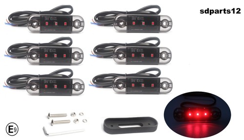 Set luci led ingombro rosse - set,
