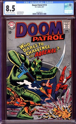 Doom patrol 113 - doom, cgc