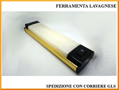 Plafoniera neon colore oro - plafoniera,