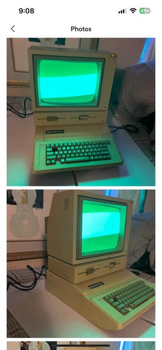 Apple iie computer vintage - iie,