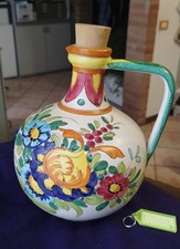 Vaso decorazione smaltato a fiori colori in terracotta home decor cucina