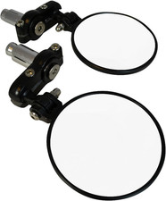 Moto Specchietti Manubrio - Pieghevoli, Richiudibile per 22Mm 7/8" Coppia
