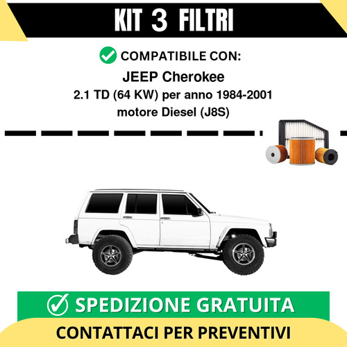 Kit filtri tagliando - filtri,