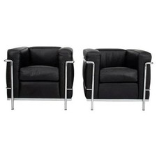 Corbusier lc2 easy chairs - easy,