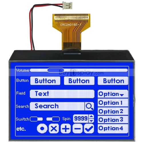 Display modulo lcd spi seriale - spi,