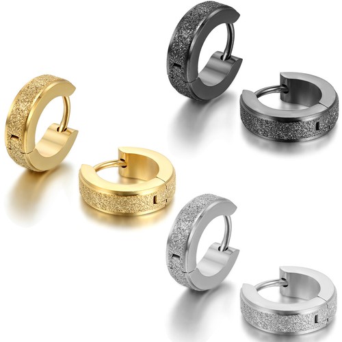 Orecchini cerniera huggie uomo - huggie,